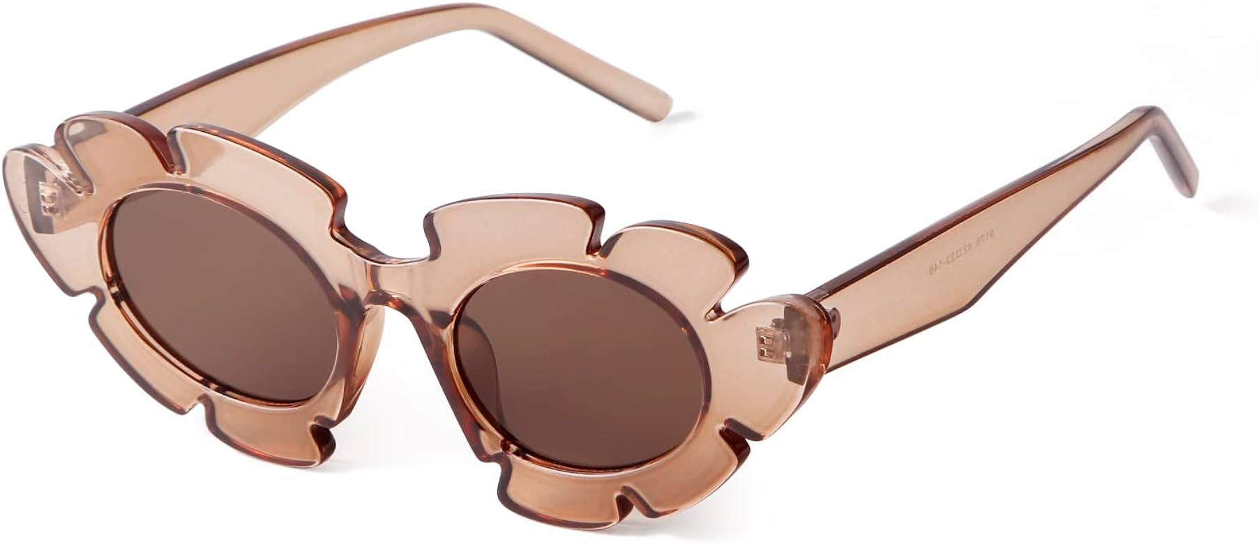 PEGH Cat Eye Flower Sunglasses Cute Fun Fashion Luxury Designer Sun Glasses UV 400 Protection | Amazon (US)