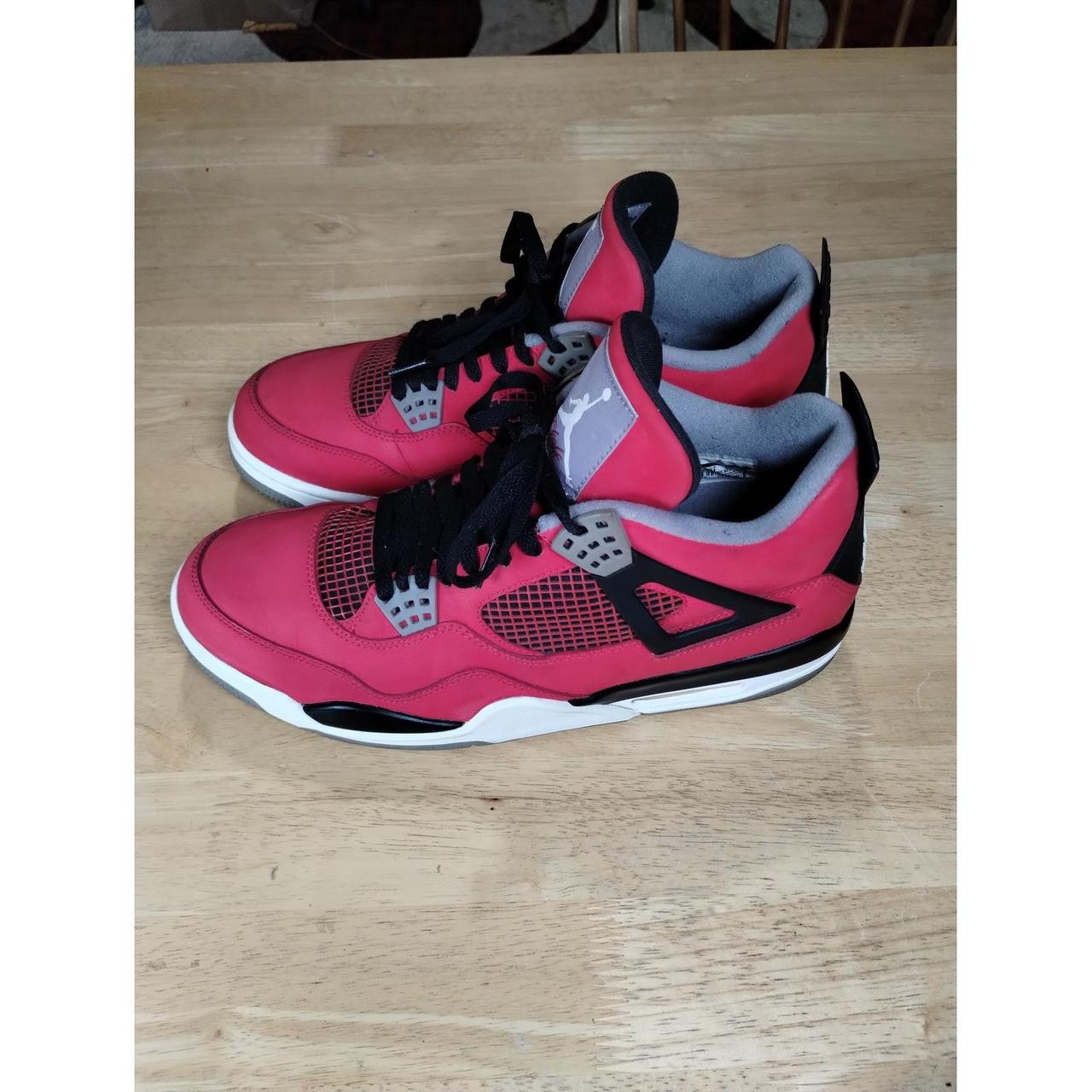 Jordan Men's Sneakers - Red/Black - US 12 | Depop US