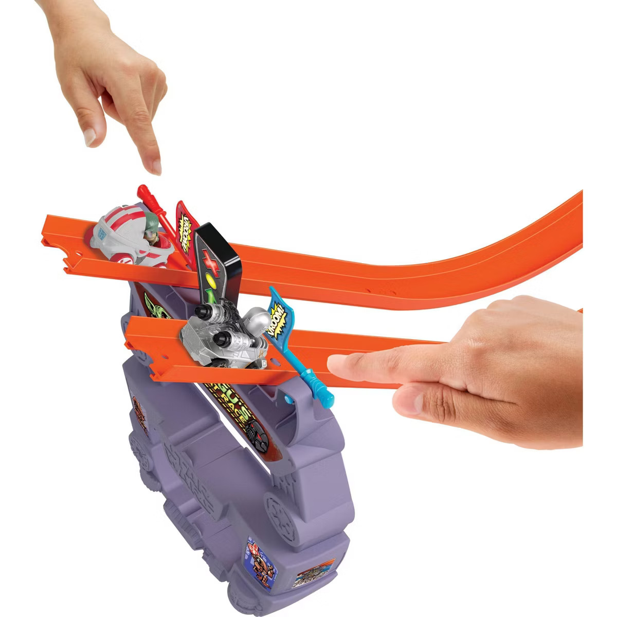 Hot Wheels RacerVerse Star Wars Grogu's Great Race Track Set | Target