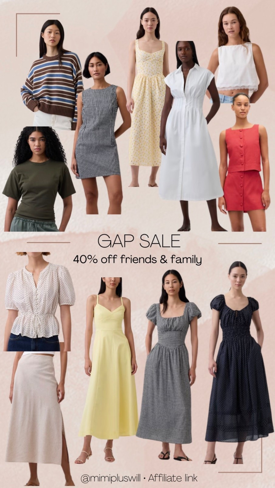 Gap sale 40% off site wide! Use code BEST for an extra 10% off! 

Gap | spring | spring dress | summer outfit | summer vacation 
Petite outfit 
Follow @mimipluswill for more!

#LTKPetite #LTKSaleAlert #LTKSpringSale