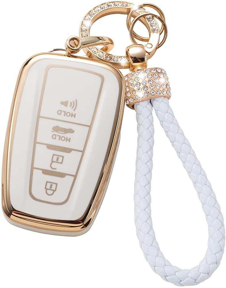 Gematay for Toyota Key Fob Cover with Lanyard, Car Key Case Protection for 2018-2022 Camry RAV4 H... | Amazon (US)