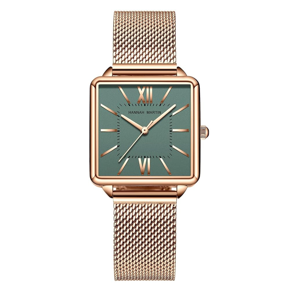Gold Watches for Women Vintage Square Face Dainty Waterproof Quartz Watch Ladies Party Jewelry Br... | Amazon (US)