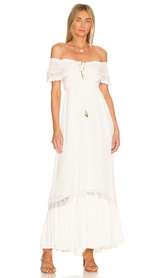 Moonlight Ocean Maxi | Ivory Dress | Long White Flowy Dress | Off White Dress Bride To Be | Revolve Clothing (Global)