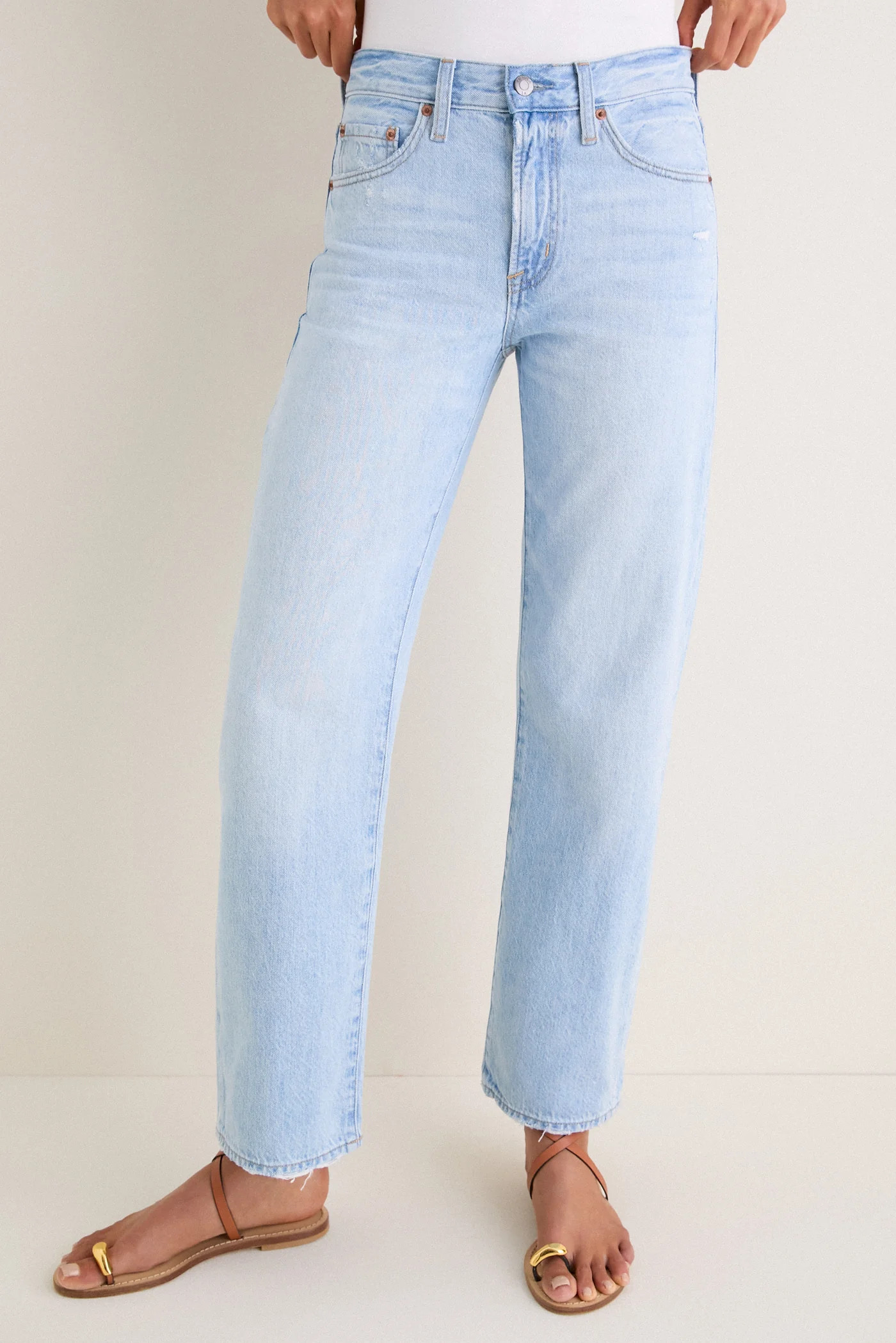 Dolce Vita Vintage Lexi Mid Rise Bowed Straight | Tuckernuck (US)