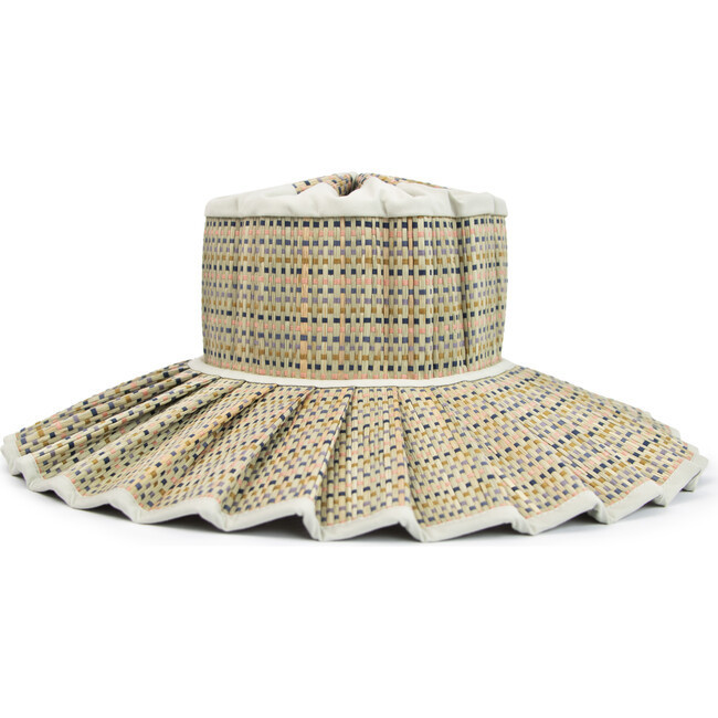 Lorna Murray | Women's Capri Maxi Hat, Sandbar (Turquoise, Size Medium) | Maisonette | Maisonette