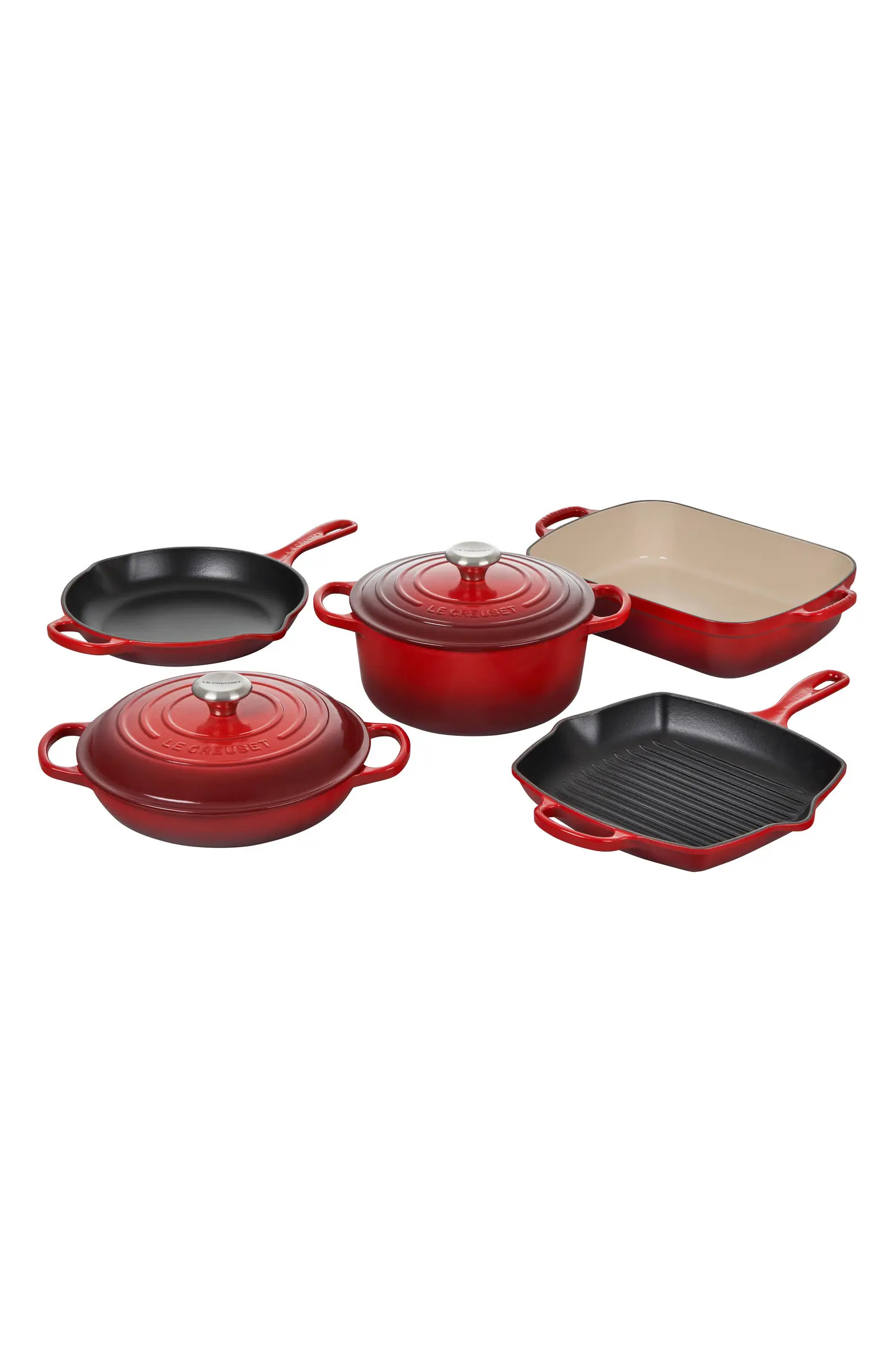 Signature 7-Piece Enameled Cast Iron Set | Nordstrom