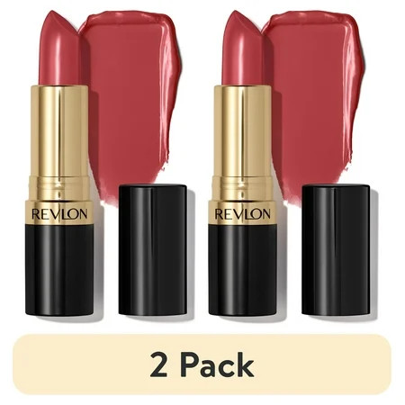 (2 pack) Revlon Super Lustrous Creme Lipstick Creamy Formula 225 Rosewine 0.15 oz | Walmart (US)