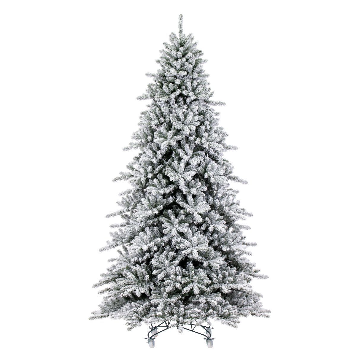 Vickerman Artificial Flocked Bavarian Pine Christmas Tree | Target