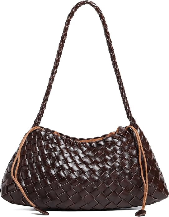 Woven Shoulder Bag for Women Tote Bag Underarm Hobo Handbag Designer Purses | Amazon (US)