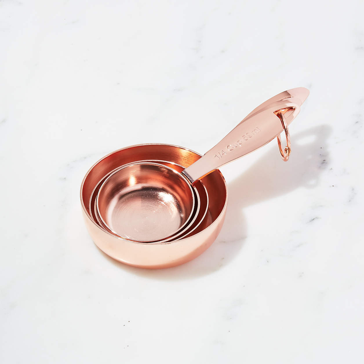 Copper Dry Measuring Cups, Set of 4 + Reviews | Crate & Barrel | Crate & Barrel