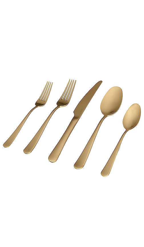 Fable Flatware Set in Metallic Gold. | Revolve Clothing (Global)
