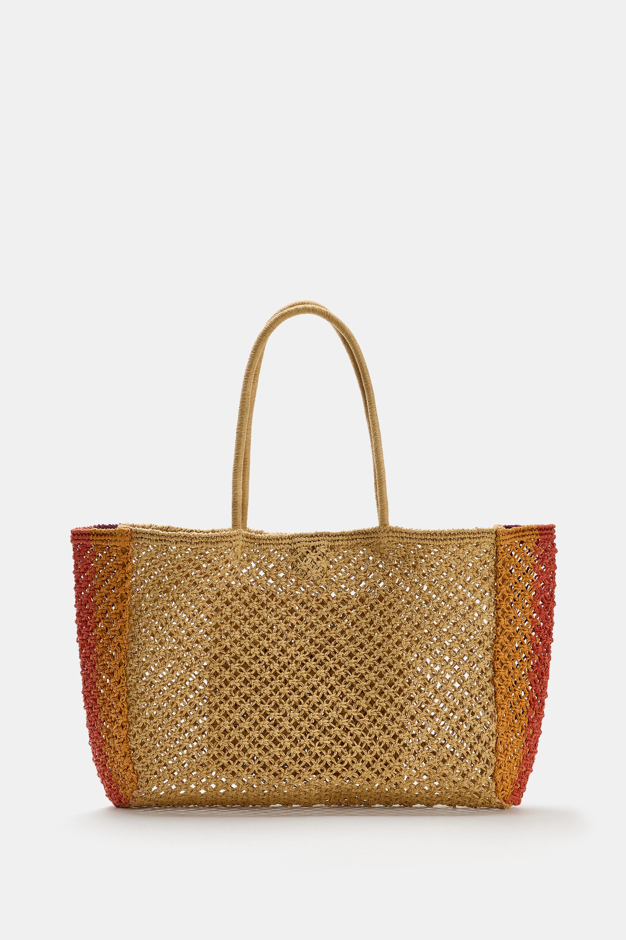 COMBINED WOVEN EFFECT SHOPPER | Zara US