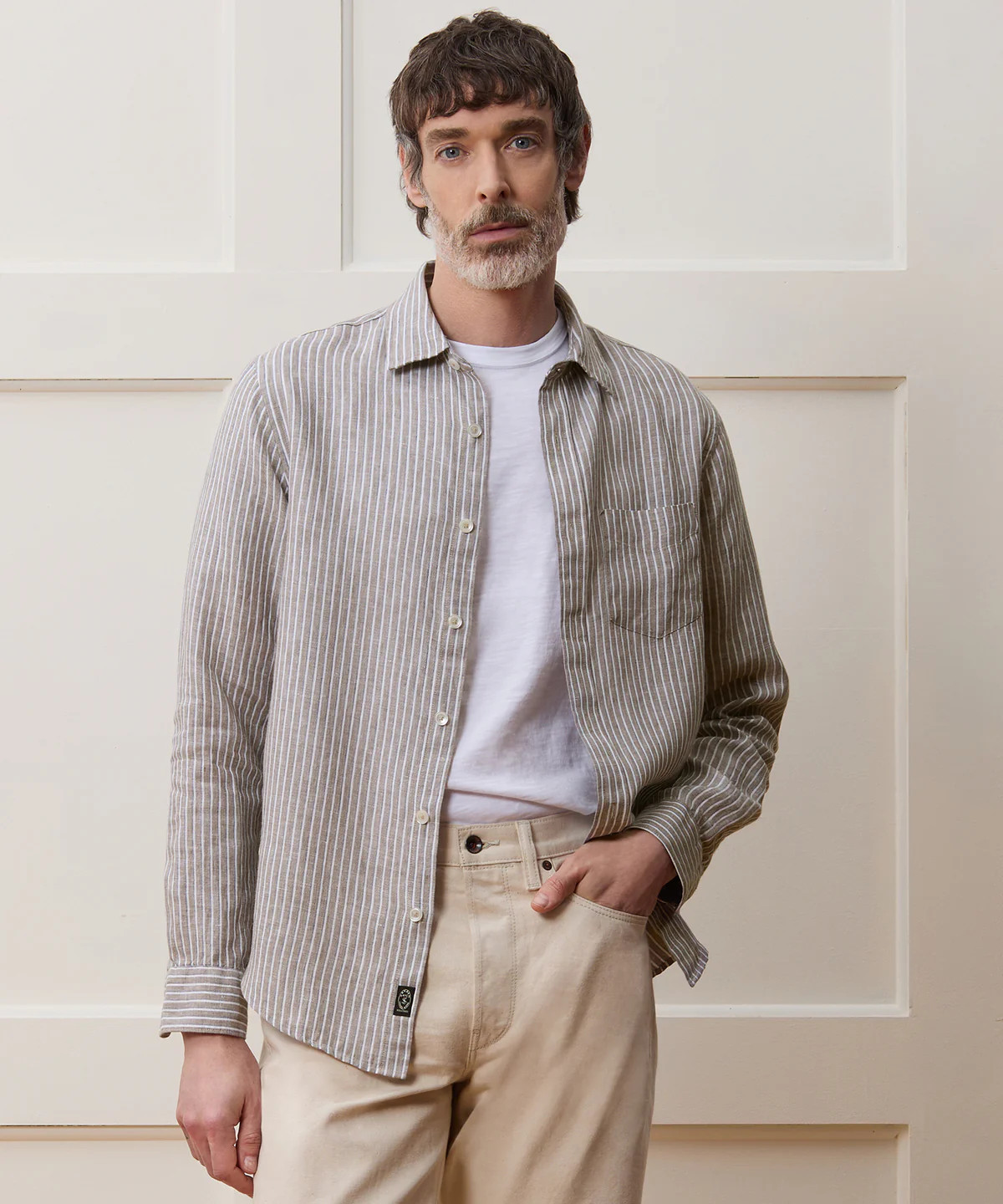 Sea Soft Irish Linen Point Collar Shirt | Todd Snyder