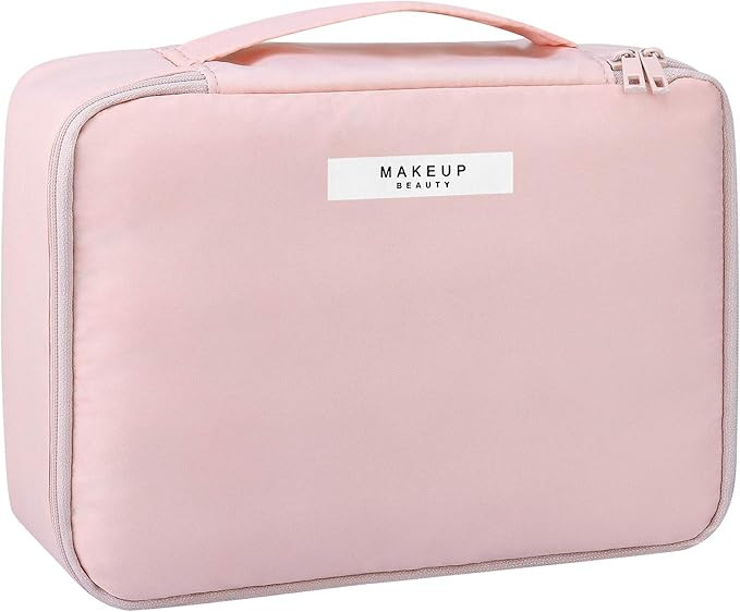 Pocmimut Makeup Bag Cosmetic Bag for Women Cosmetic Travel Makeup Bag Large Travel Toiletry Bag f... | Amazon (US)