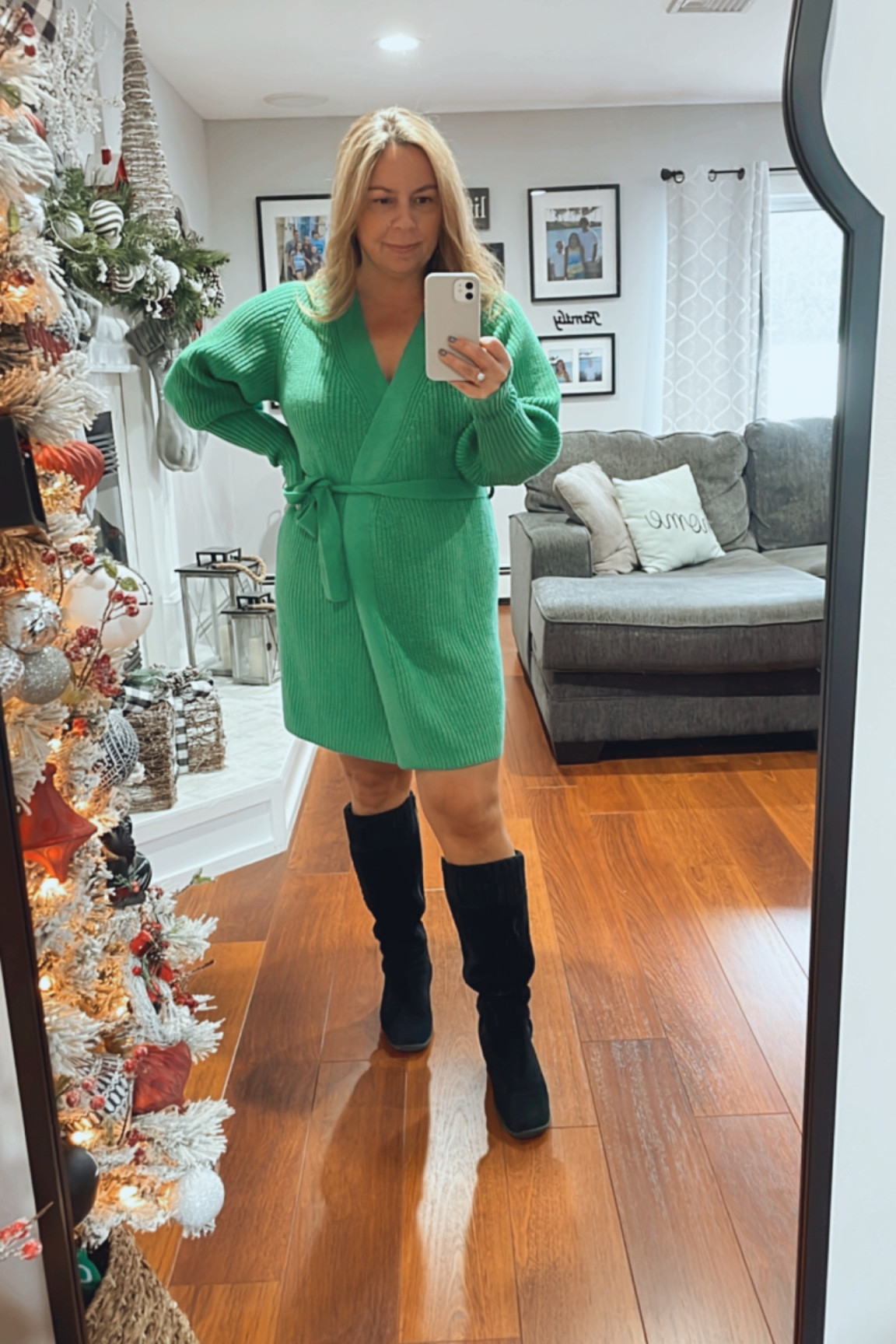 Sweater dress from Amazon I’m wearing a medium, perfect for a holiday party. Can also be styled as a cardigan!








Gifts for her, holiday dress, work wear, Amazon fashion, midsize fashion  #ltkfind #ltkholidaystyle #ltkgiftguide wrap dress

#LTKHoliday #LTKunder50 #LTKcurves