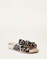 Caro Pleated Knot Footbed Leopard | Loeffler Randall