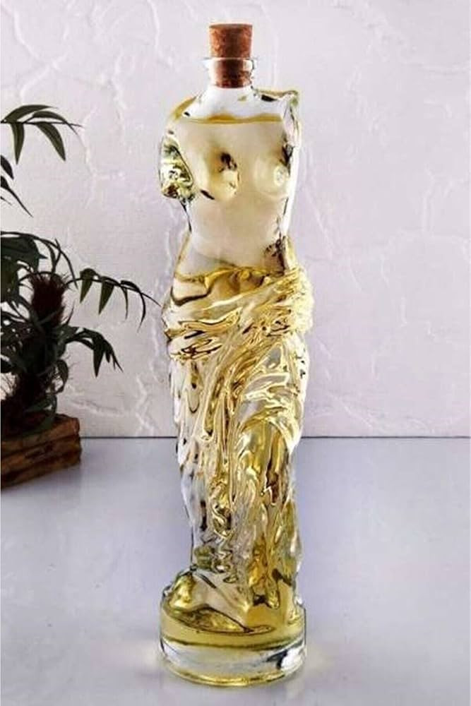 POLENArt Venus Liquor Decanter With Cork Stopper Woman Shaped Whiskey Decanter Wine Carafe Decant... | Amazon (US)