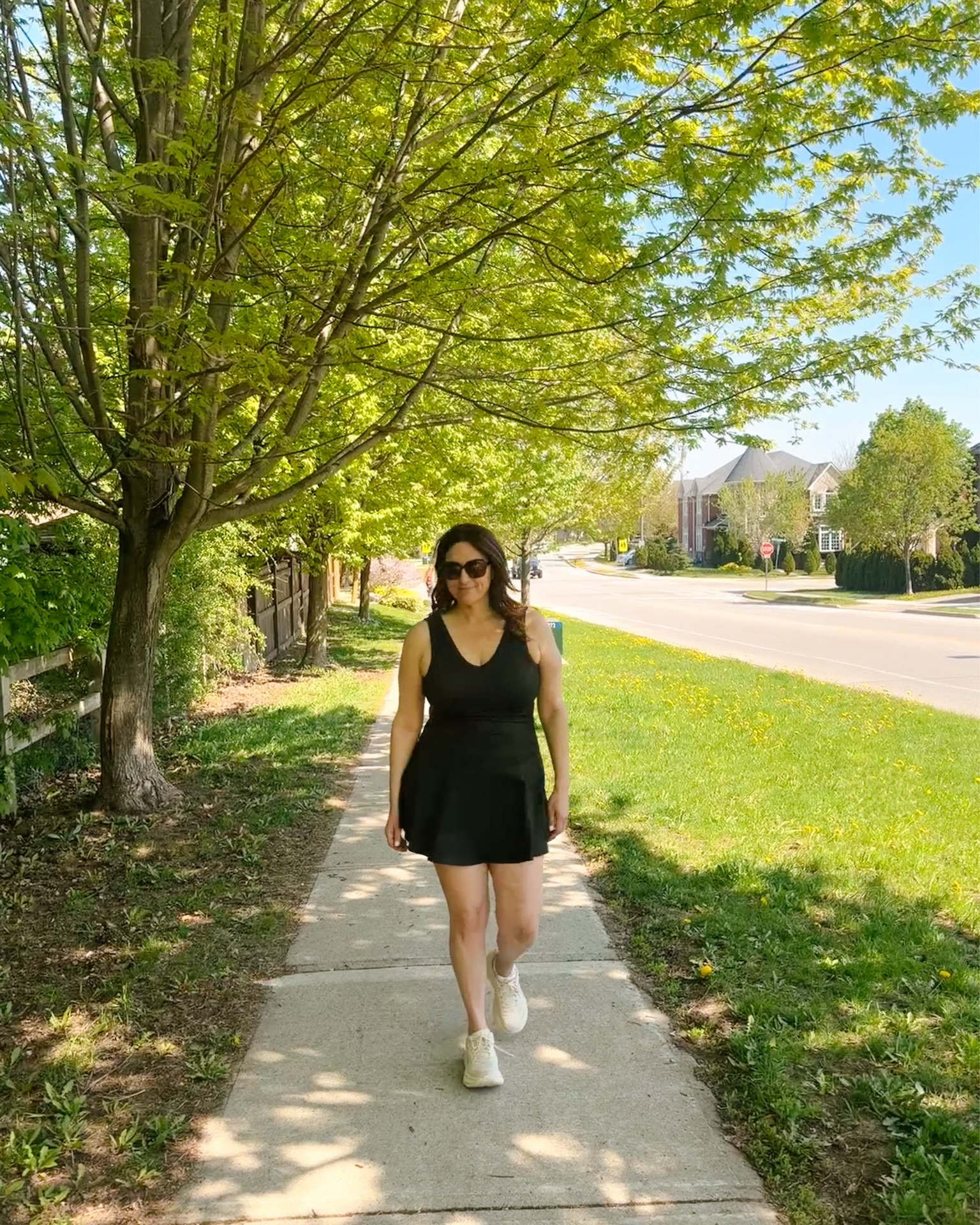 Daily walk in affordable finds from Old Navy. Wearing an XL in the top and L in the tennis skirt.

#LTKfitness #LTKover50style #LTKmidsize