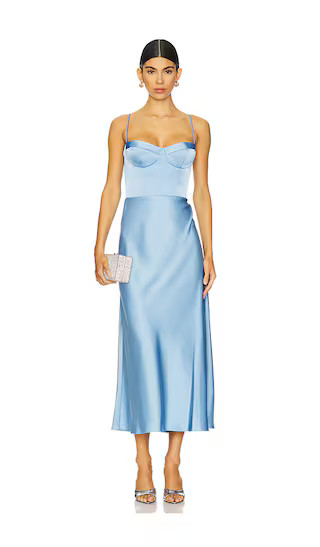 Flora Dress in French Blue | Revolve Clothing (Global)