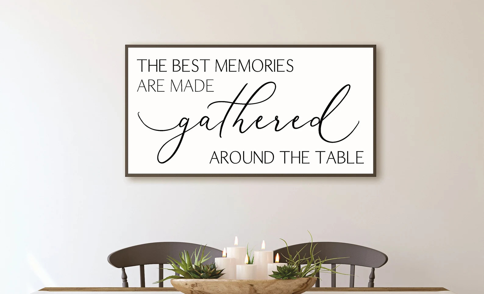 Dining room wall decor-kitchen-the best memories are made | Etsy | Etsy (US)