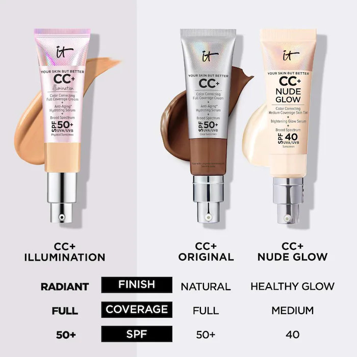 CC+ Cream Illumination with SPF 50+ - IT Cosmetics | Sephora | Sephora (US)