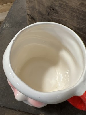 Vintage Santa Claus Mug OPEN EYES Christmas Decoration Ceramic Decor “as is”#1  | eBay | eBay US