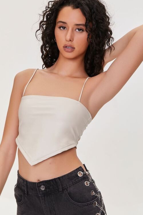 Faux Leather Cropped Cami | Forever 21 (US)