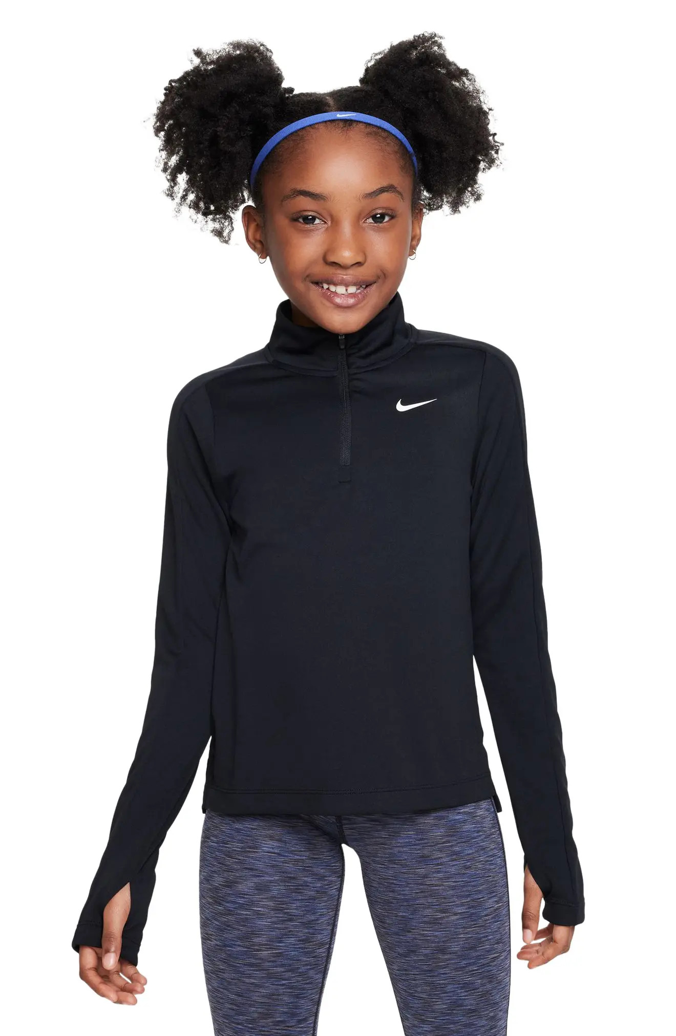 Nike Kids' Dri-FIT Half Zip Pullover (Women) | Nordstromrack | Nordstrom Rack