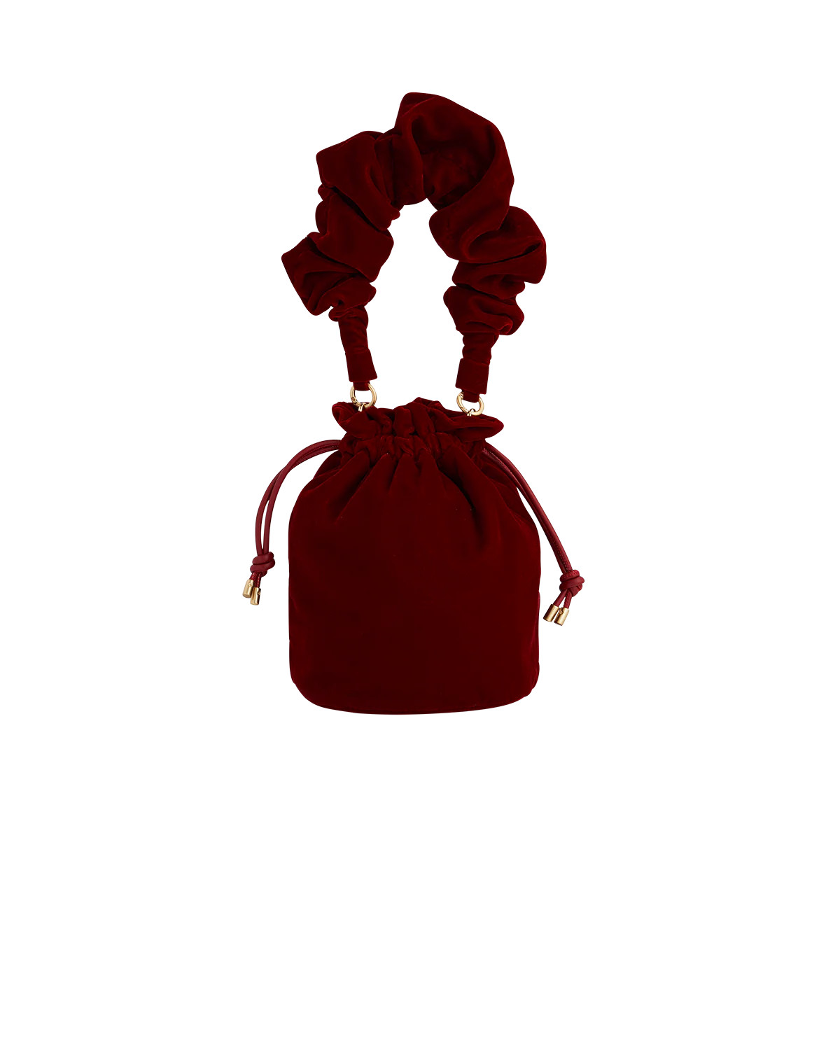 Ruby Red Bucket Bag | Fable England
