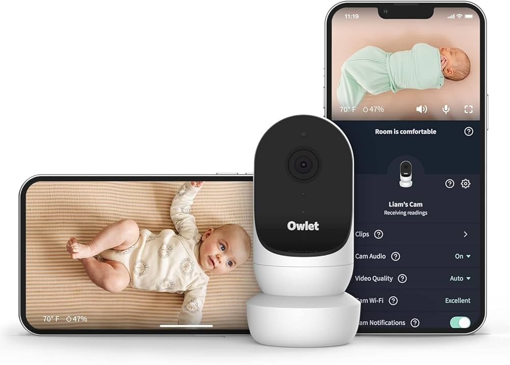 Owlet Cam Smart Video Baby Monitor with Video Camera and Audio - Secure WiFi, 1080p Night Vision,... | Amazon (US)