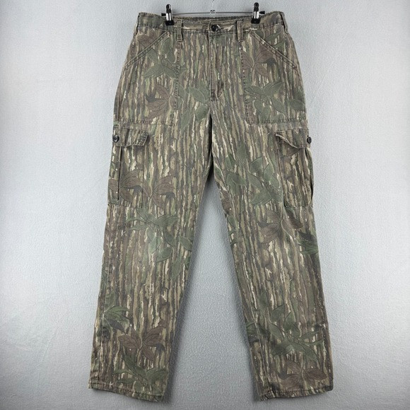Vintage Realtree Camo Pants Mens Fits 33x31 Liberty Bark Camouflage Hunting 80s | Poshmark