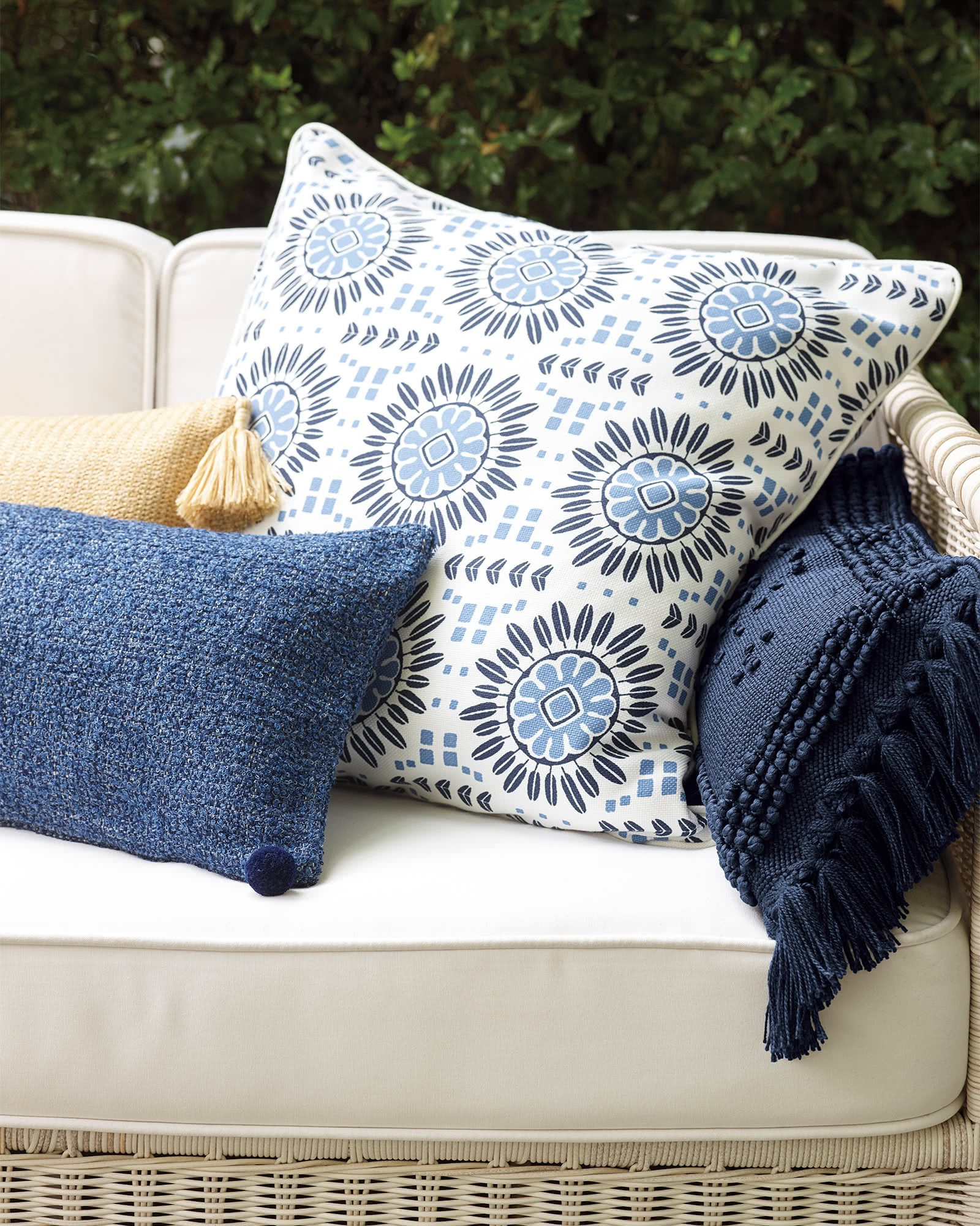 Campania Pillow Cover | Serena and Lily