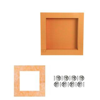 Kerdi-Board-SN Shower Niche with Frame 12 in. W x 12 in. L x 0.5 in. T Underlayment for Tile | The Home Depot