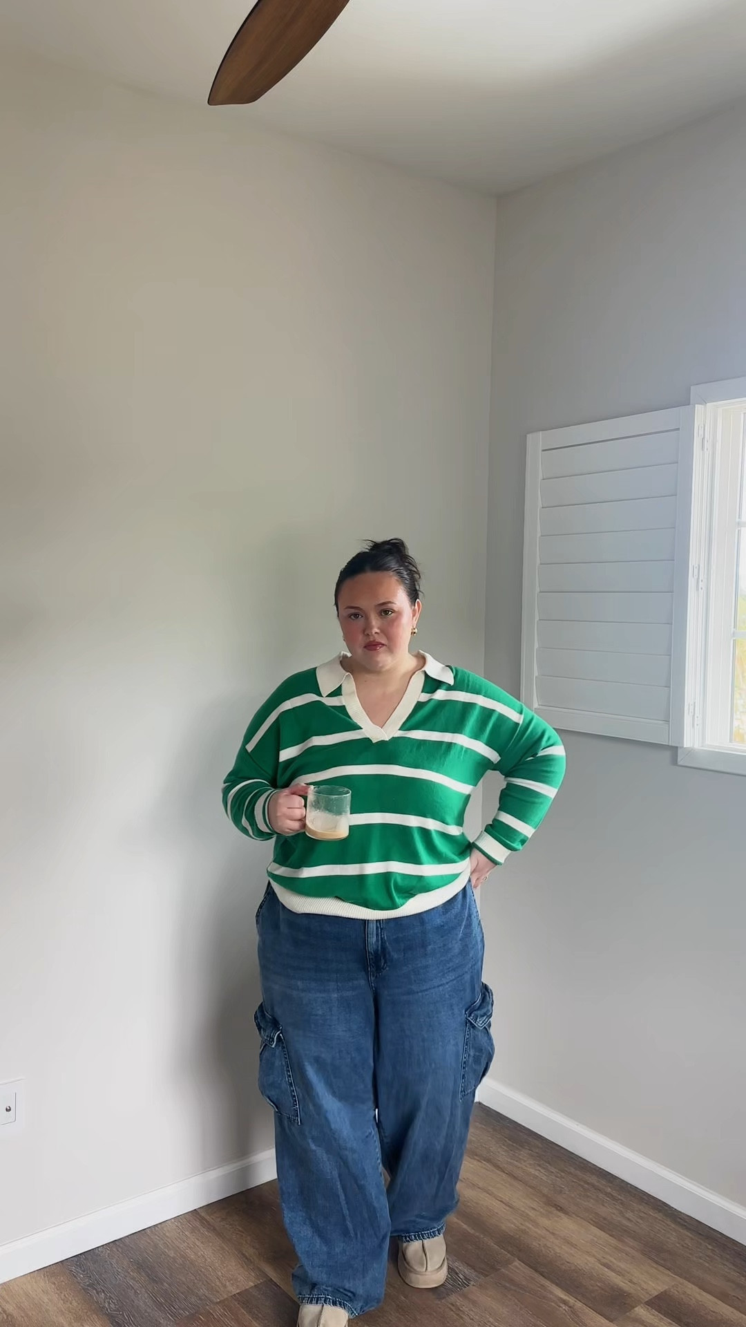 Wfh ootd! Wearing a size 2 in the sweater & 16 in jeans 

#LTKPlusSize #LTKStyleTip #LTKMidsize