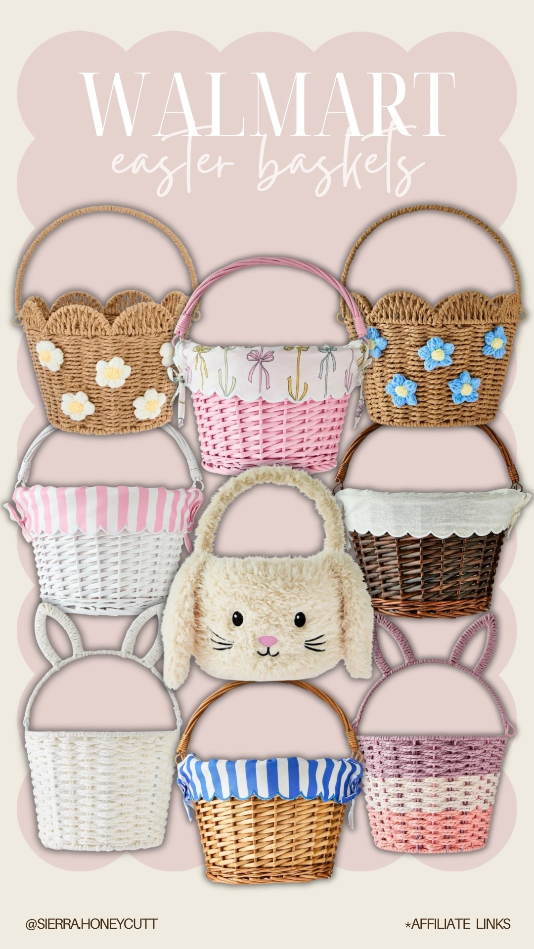 Walmart Easter baskets! Soo many cute, unique styles + adorable 👏 

Seasonal kids family egg hunt unique trending aesthetic fun affordable 

#LTKSeasonal #LTKKids #LTKmomlife