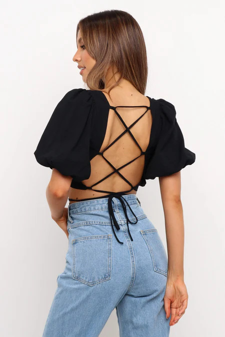 Xaria Top - Black | Petal & Pup (US)