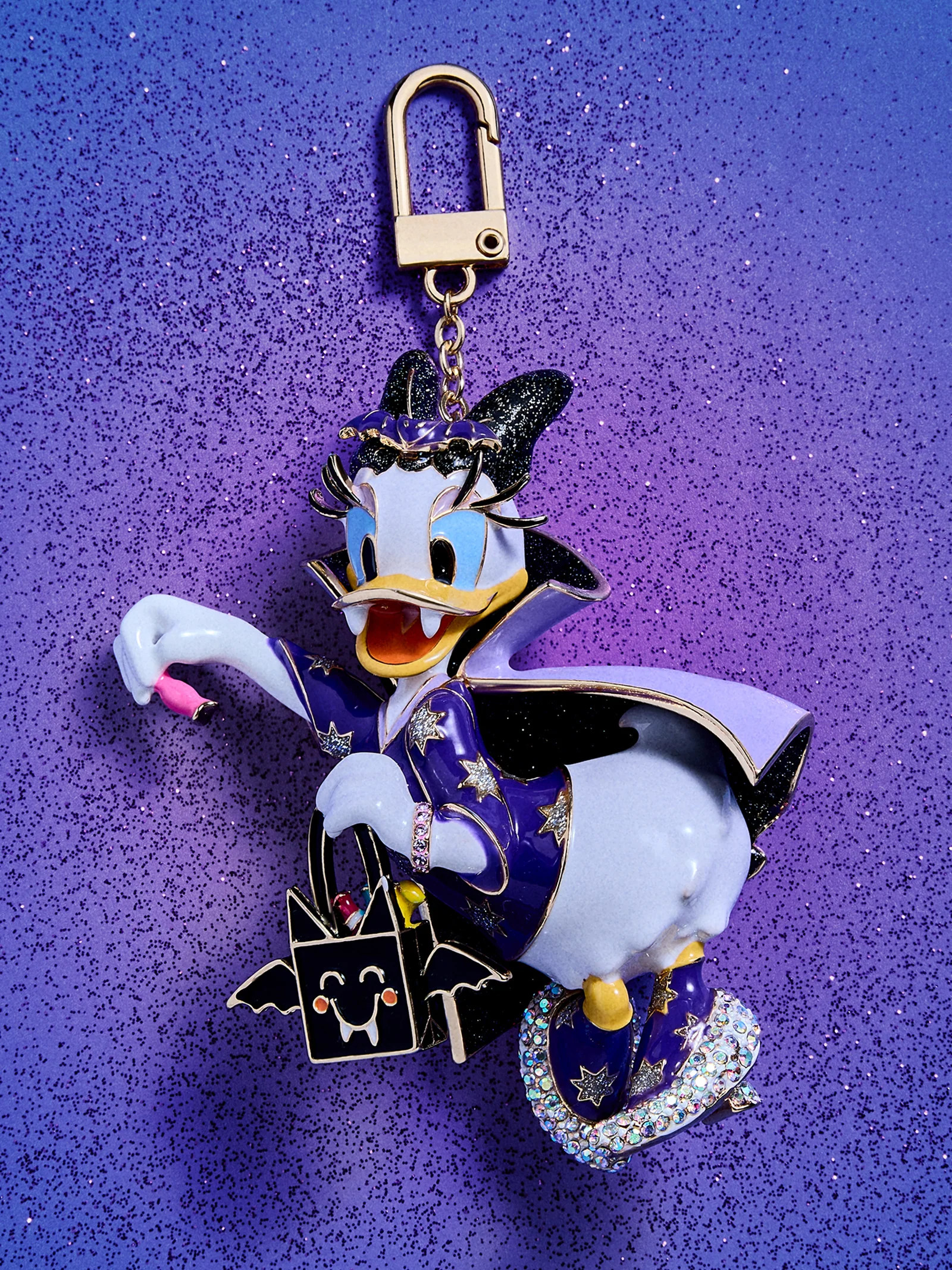 Disney Daisy Duck Bat Halloween Bag Charm - Daisy Duck Bat | BaubleBar