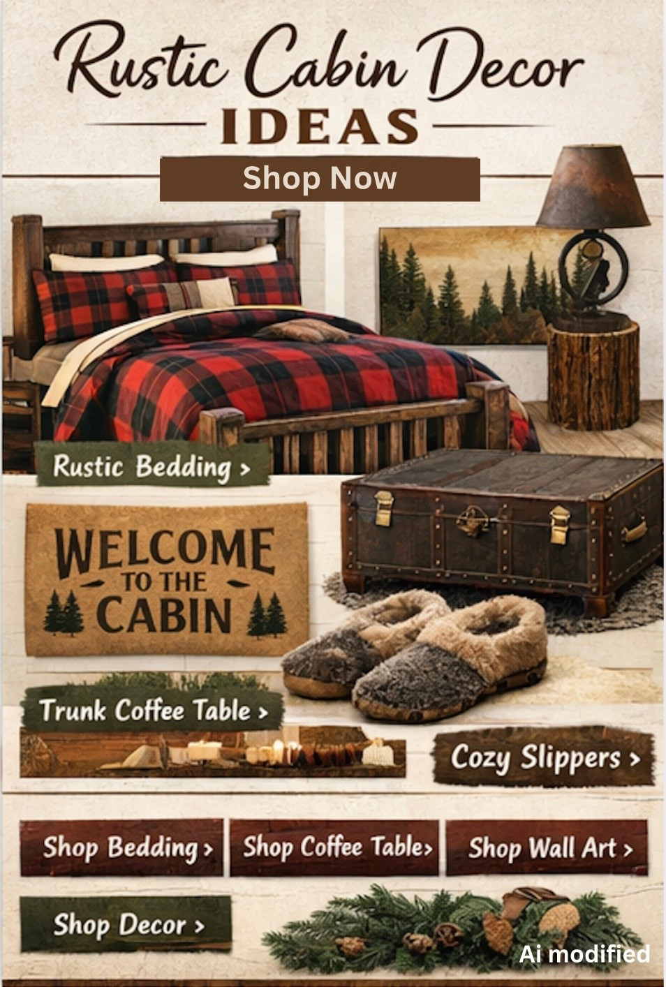 Rustic Cabin Decor Ideas| Cozy Bedroom & Lodge Style Finds

#LTKHome #LTKMens #LTKmomlife