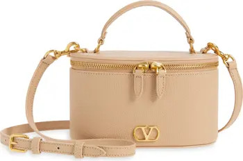 VLOGO Signature Leather Vanity Case | Nordstrom