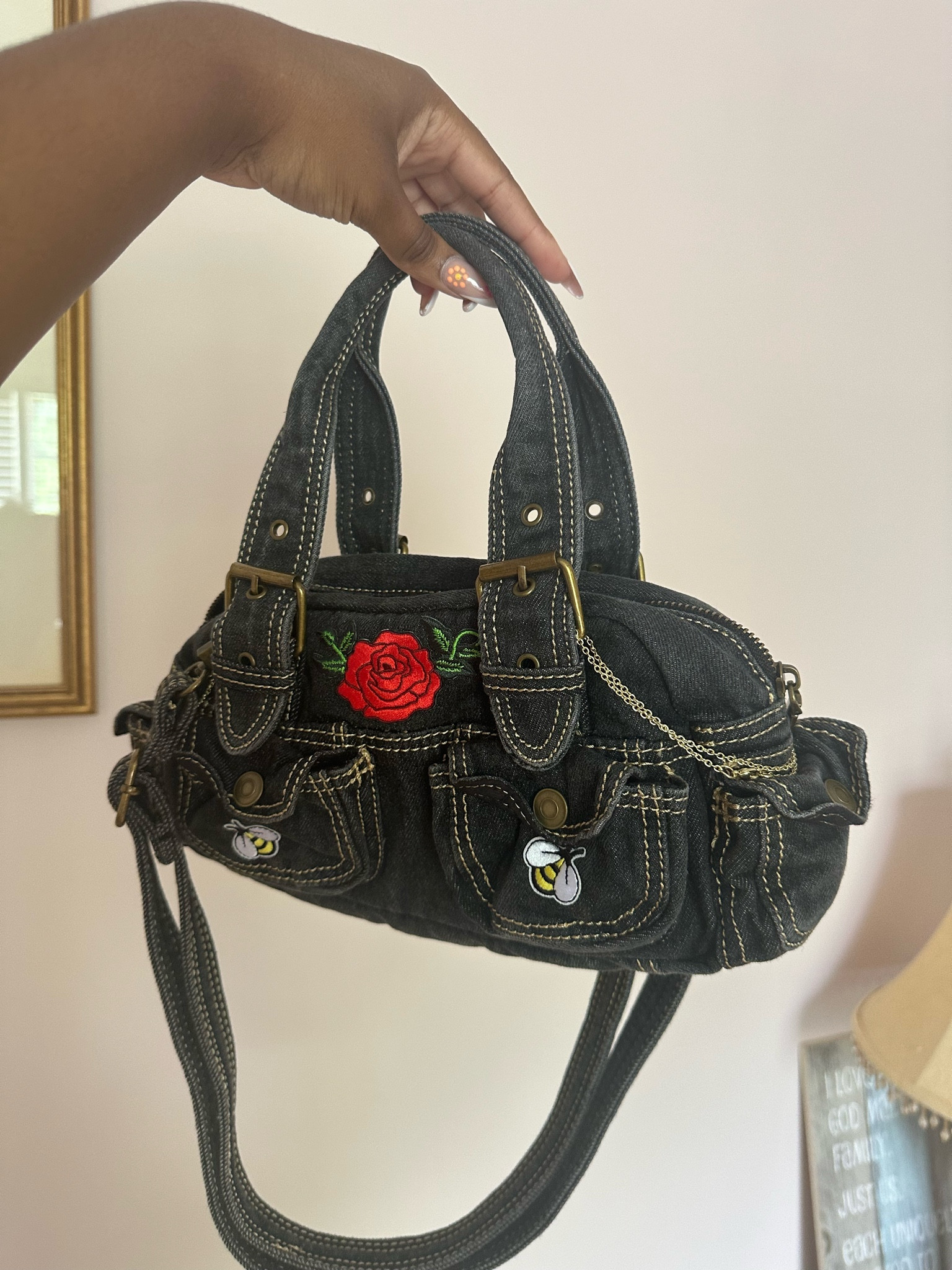 customized this viral denim bag from Walmart!!! 

#LTKFindsUnder50 #LTKItBag #LTKxWalmart