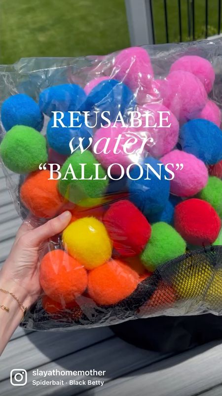 Reusable water balloons - great summer activity for the kids for hours of fun in the sun on a hot day 

On sale right now!


#LTKunder50 

#LTKhome #LTKVideo #LTKSeasonal