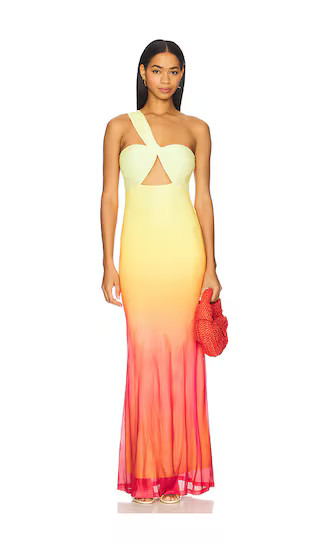 Kyree Maxi Dress in Mimosa Ombre | Revolve Clothing (Global)