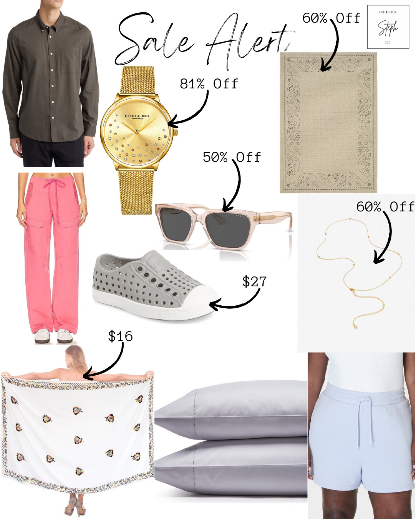 Labor Day sale alert - best sales of the week



Beach wrap, target, pillowcases, Bloomingdale’s, sweaty Betty, shorts, Nordstrom, cargo pants, revolve, kids slip on sneakers, sunglasses, Macys, body chain, Ana Luisa, button down shirt, outdoor area rug, woman’s watch; rue la la 

#LTKSeasonal #LTKFindsUnder100 #LTKStyleTip