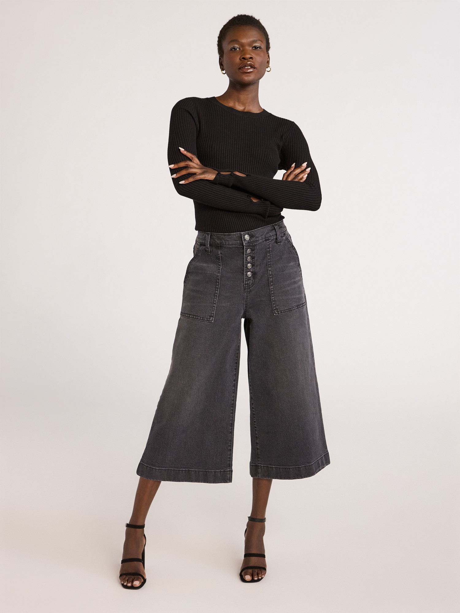 Scoop Women's Utility Culotte Pants, Sizes 0-18 - Walmart.com | Walmart (US)