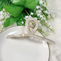 Cross Acetate Metal Hair Claw Clip, Twisted Tortoise Clips, Girlish Clamp, Large Claw, Hair Clip For Thick Hair | Etsy (US)