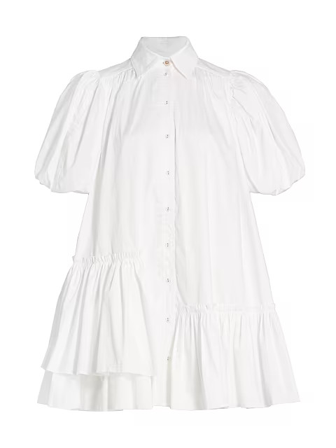 Ambience Puff-Sleeve Shirt Dress | Saks Fifth Avenue