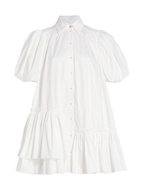 Ambience Puff-Sleeve Shirt Dress | Saks Fifth Avenue