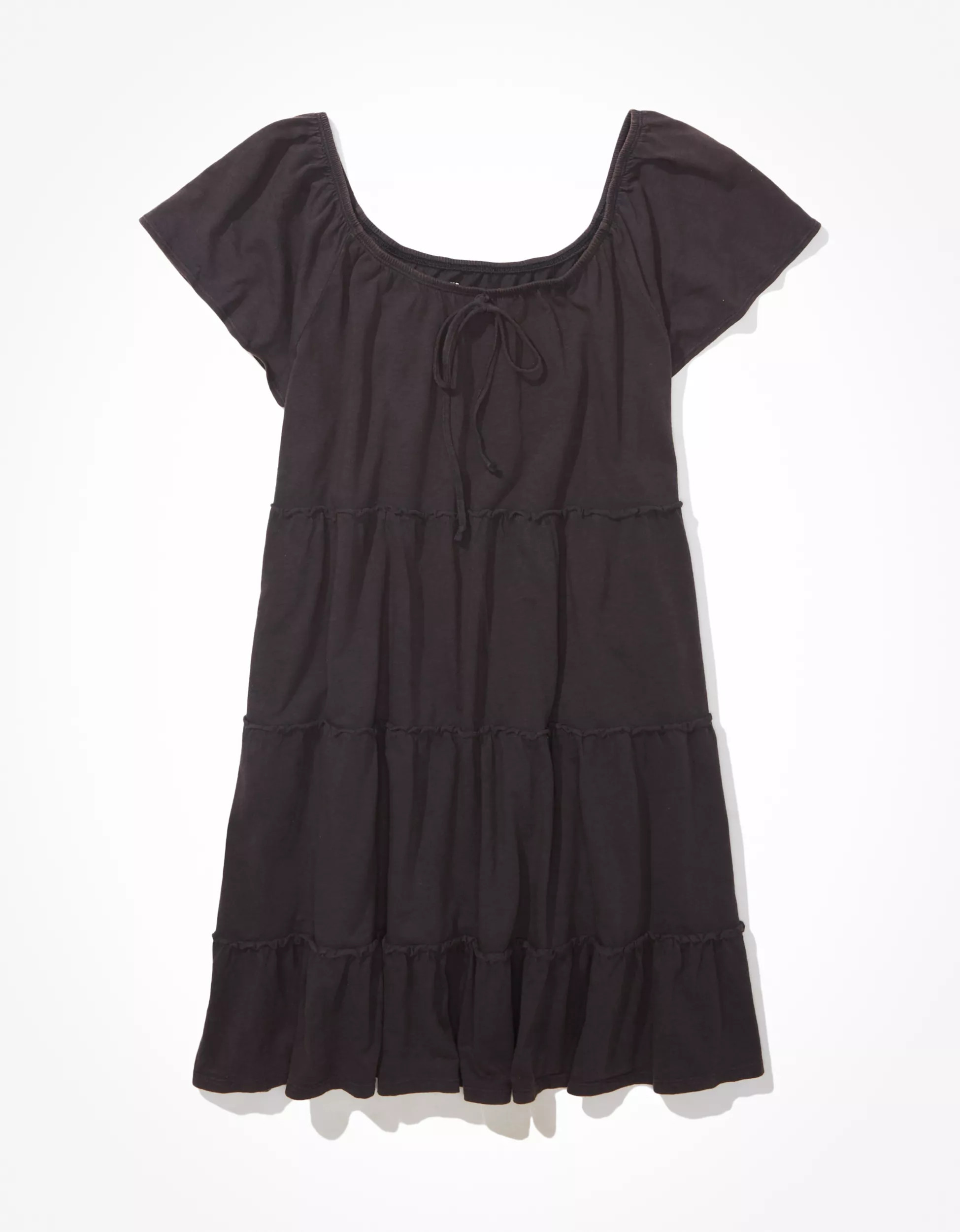 AE Scoop Neck Babydoll Dress | American Eagle Outfitters (US & CA)