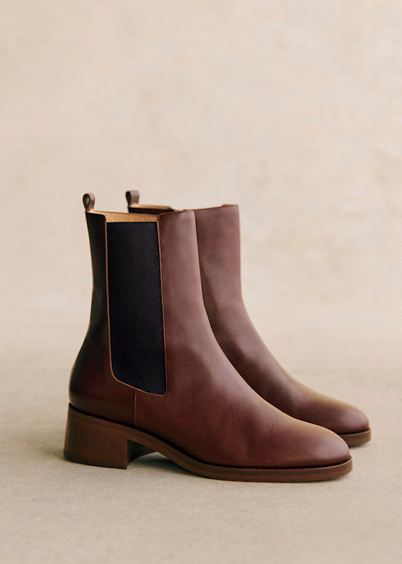 Agnès Ankle Low Boots | Sezane Paris - US