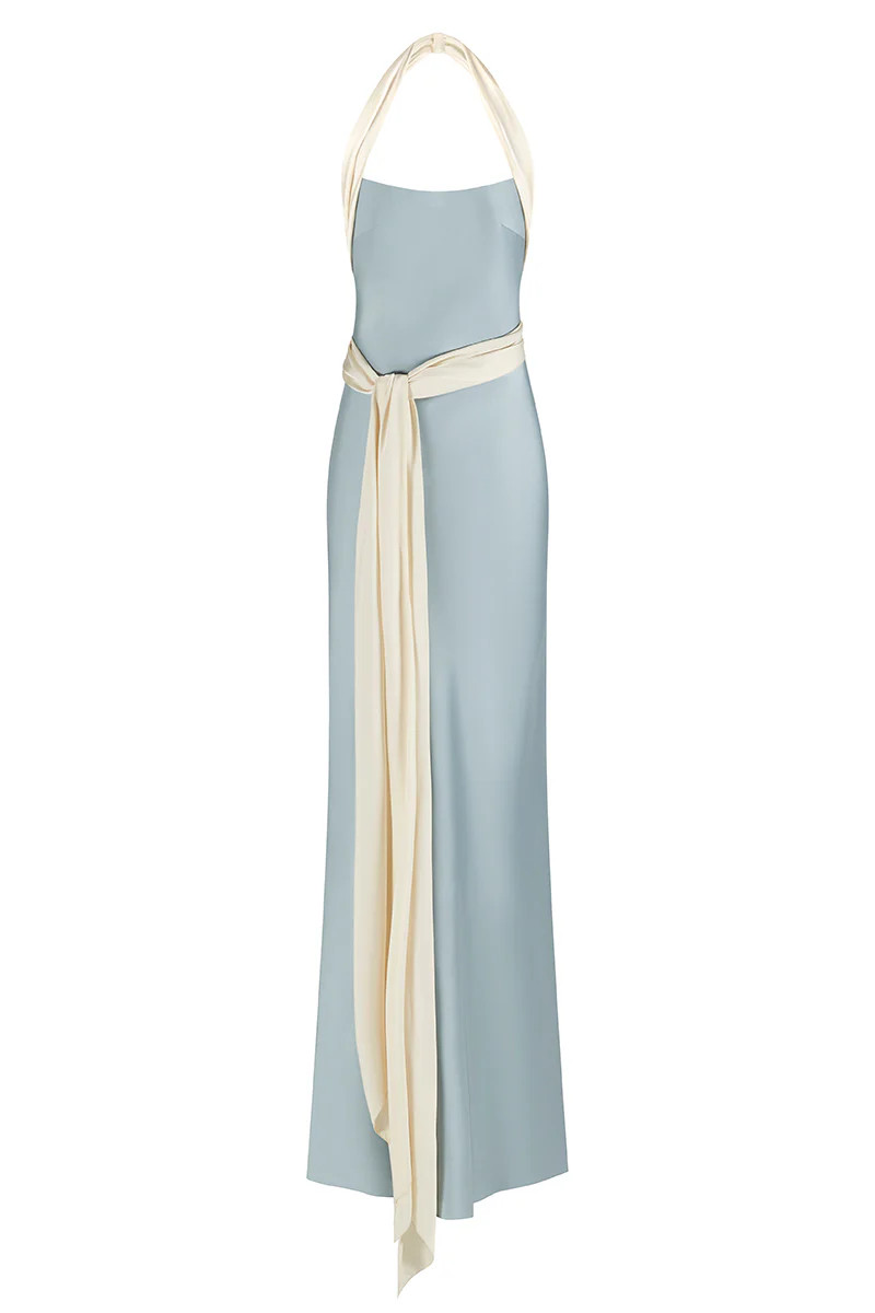 ANGELINE MAXI DRESS IN DUSTY BLUE | Stolen Stores | CULT MIA | CULT MIA UK LTD